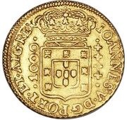 1000 Réis - João V Rio de Janeiro Mint obverse image
