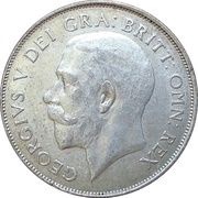 1 Shilling - George V 2nd type obverse image