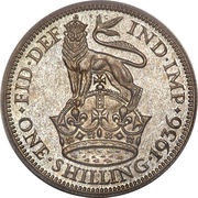 1 Shilling - George V 4th type, United Kingdom, 1927-1936 reverse image