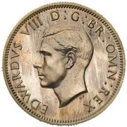 1 Shilling - Edward VIII Pattern obverse image