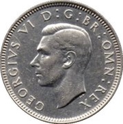 1 Shilling - George VI Scottish crest; with 'IND:IMP' obverse image