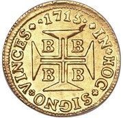 1000 Réis - João V Bahia Mint, Brazil, 1714-1726 reverse image