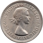1 Shilling - Elizabeth II Scottish shield; with 'BRITT:OMN' obverse image