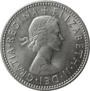 1 Shilling - Elizabeth II Scottish shield; no 'BRITT:OMN' obverse image