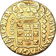 1000 Réis - João V Vila Rica Mint obverse image