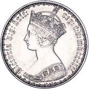 1 Florin - Victoria 1st portrait; 'Gothic' type obverse image