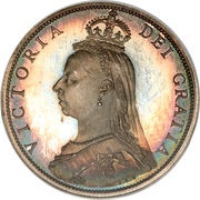 1 Florin - Victoria 2nd portrait obverse image