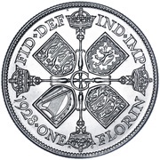 1 Florin - George V 3rd issue, United Kingdom, 1927-1936 reverse image