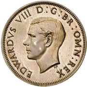 2 Shillings - Edward VIII Pattern obverse image