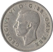 2 Shillings - George VI without 'IND:IMP' obverse image