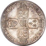 ½ Crown - Anne post-Union, United Kingdom, 1707-1714 reverse image