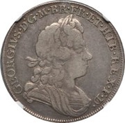 ½ Crown - George I obverse image
