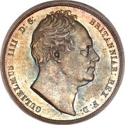 ½ Crown - William IV obverse image