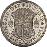 ½ Crown - George V 4th type, United Kingdom, 1927-1936 reverse image
