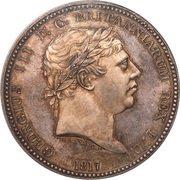 1 Crown - George III 'Three Graces' Pattern obverse image