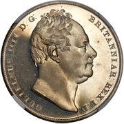 1 Crown - William IV obverse image
