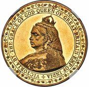 1 Crown - Victoria Spink and Son Pattern obverse image