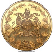 1 Crown - Victoria Young head; Pattern, United Kingdom, 1887 reverse image
