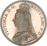 1 Crown - Victoria 2nd portrait obverse image