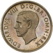 1 Crown - Edward VIII Pattern obverse image