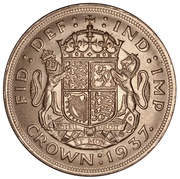 1 Crown - George VI Coronation, United Kingdom, 1937 reverse image