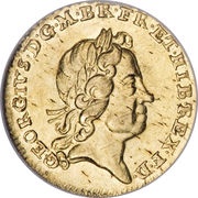 ¼ Guinea - George I obverse image