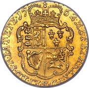 ¼ Guinea - George III, United Kingdom, 1762 reverse image