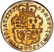 ¼ Guinea - George III 2nd portrait; Proof Pattern, United Kingdom, 1764 reverse image