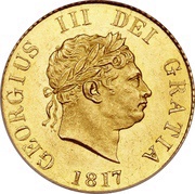 ½ Sovereign - George III obverse image