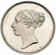 ½ Sovereign - Victoria Pattern obverse image
