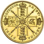 ½ Sovereign - Victoria Pattern, United Kingdom, 1884 reverse image