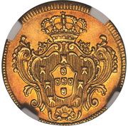 1600 Réis - Maria I and Pedro III Bahia Mint, Brazil, 1780-1784 reverse image