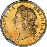 ½ Guinea - George II obverse image