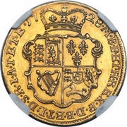 ½ Guinea - George II, United Kingdom, 1728-1739 reverse image