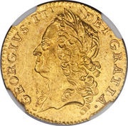 ½ Guinea - George II obverse image