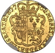 ½ Guinea - George III 1st portrait, United Kingdom, 1762-1763 reverse image
