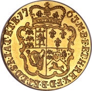 ½ Guinea - George III Pattern, United Kingdom, 1763 reverse image