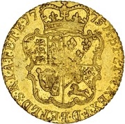 ½ Guinea - George III 3rd portrait, United Kingdom, 1774-1775 reverse image