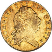 ½ Guinea - George III 6th portrait obverse image