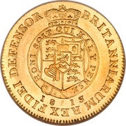 ½ Guinea - George III 7th portrait, United Kingdom, 1804-1813 reverse image