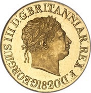 1 Sovereign - George III obverse image