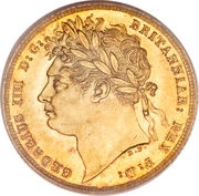 1 Sovereign - George IV obverse image
