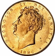 1 Sovereign - George IV obverse image