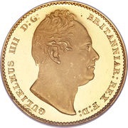 1 Sovereign - William IV obverse image
