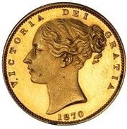 1 Sovereign - Victoria Pattern obverse image