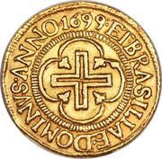 2000 Réis - Pedro II Rio de Janeiro Mint, Brazil, 1699-1700 reverse image