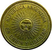 5 Centavos reeded edge obverse image
