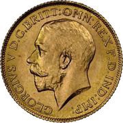 1 Sovereign - George V obverse image