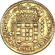 2000 Réis - Pedro II Rio de Janeiro Mint obverse image