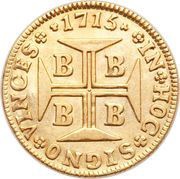 2000 Réis - João V Bahia Mint, Brazil, 1714-1725 reverse image